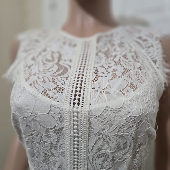 Monsoon Ivory Lace Dress - Picture 9 of 9